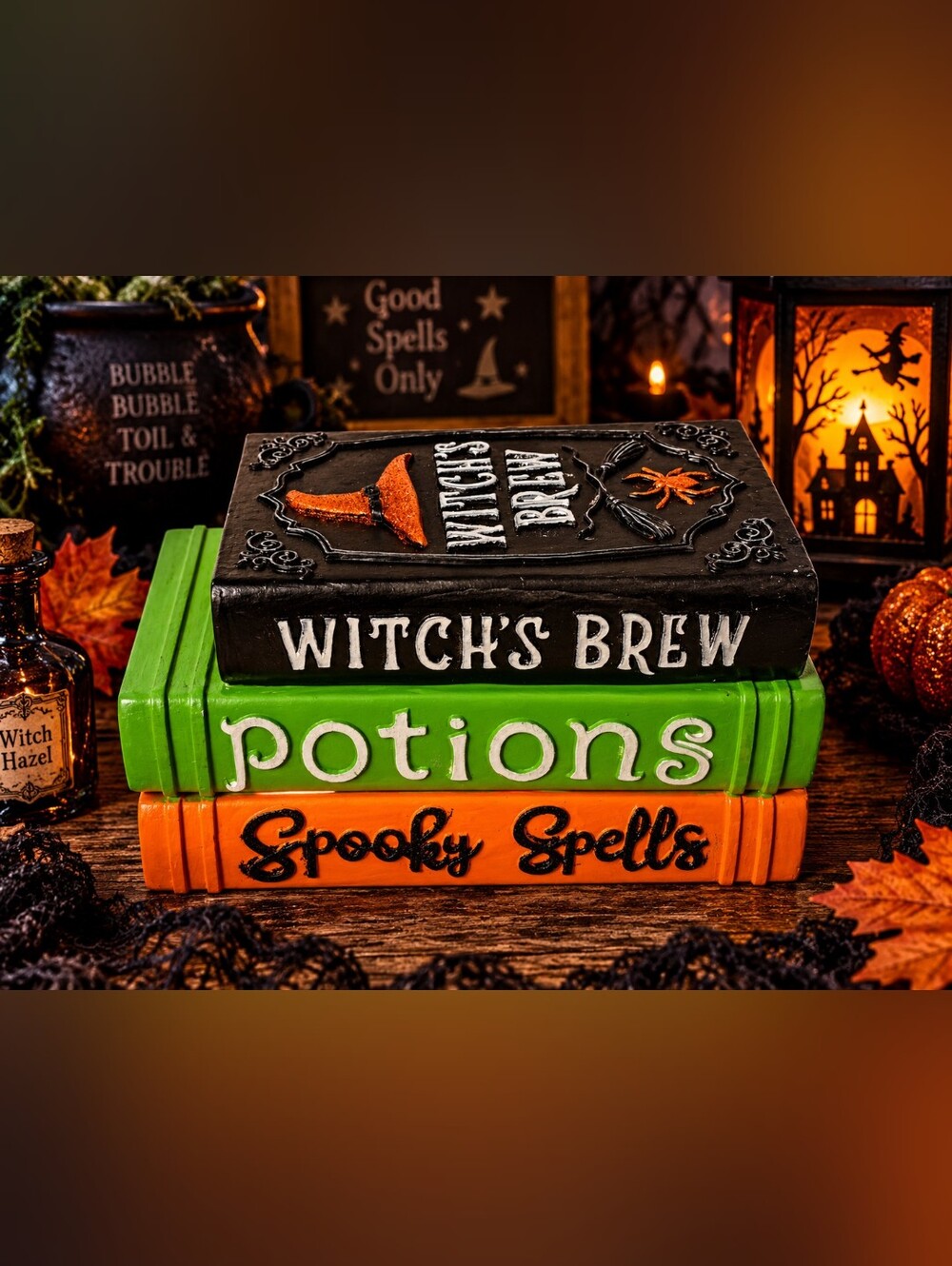 Halloween Book Stack